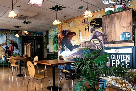 well decorated interior of hicuri restaurant in granada