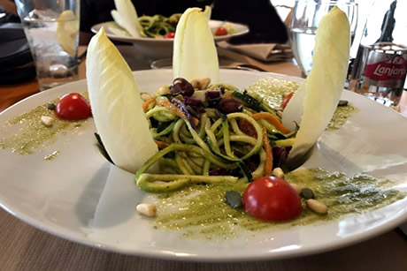 original pasta salad in hicuri art vegan