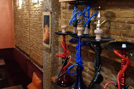 selections of smoking pipes in alepoo