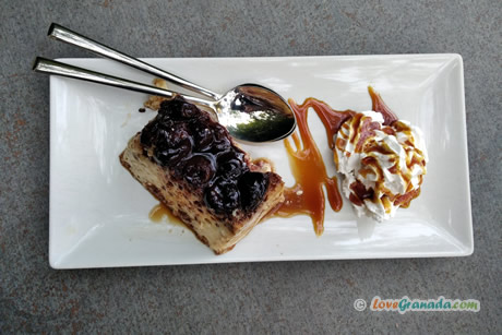 dessert in pasteleria el sol