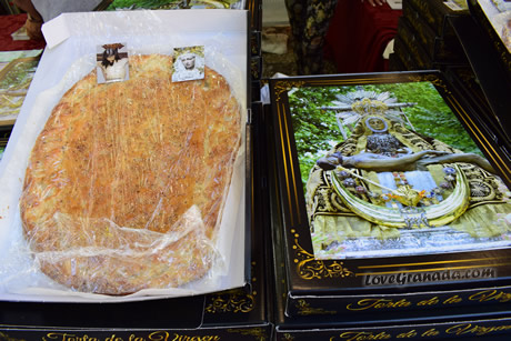 traditional virgen of angustias cake