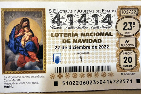 lottery ticket in christmas