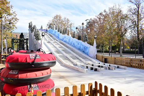 artificial sledging in paseo de salon