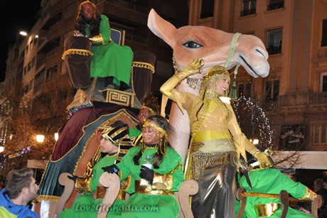 cammel on prosession of three wise man parade