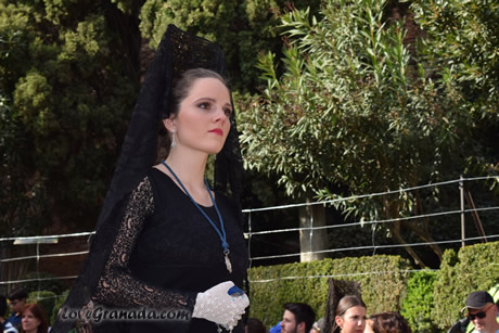 penitent in procession of alhambra
