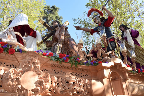 processions of romans on palm sunday of granada