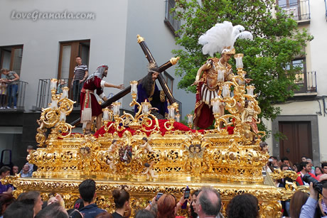 christ of the gypsies in the processions of holy wenesday