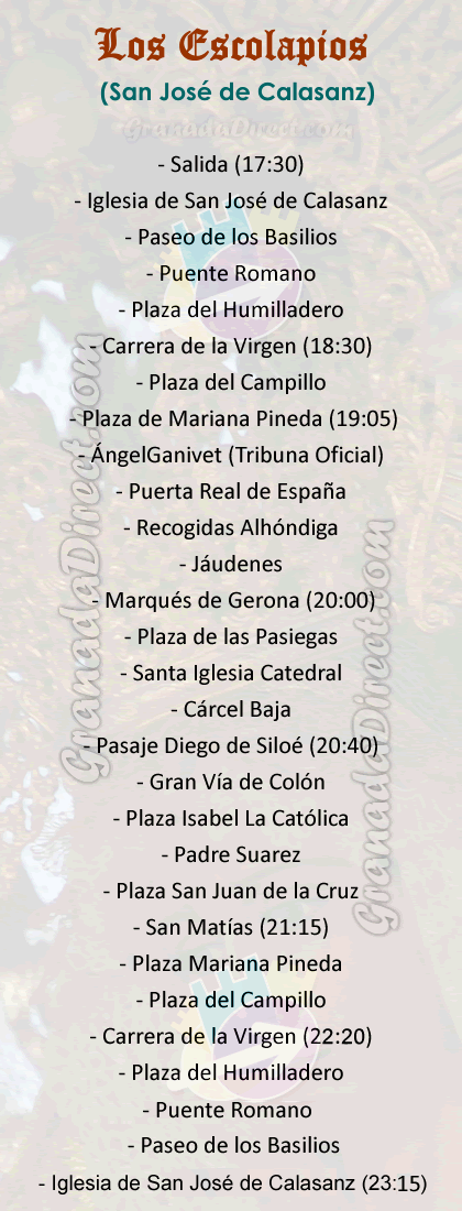 good friday escolapios