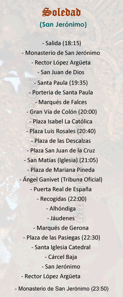 good friday soledad second procession
