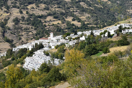 alpujarra of granada in autumn