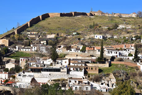 old murish wall of granada