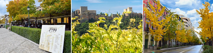 places to go in autumn in granada