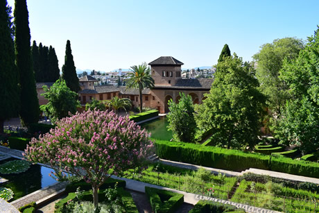 partal palace and gardens of the alhambra