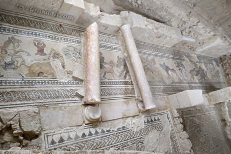 roman villa in the town of salar in granada