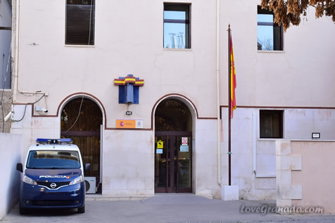 police station building in realejo in granada