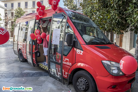 ballons in microbus