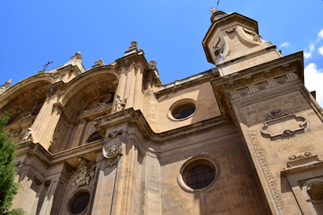 exterior of granada cathedral