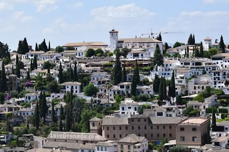 6 albaicin, view from the alhambra palace