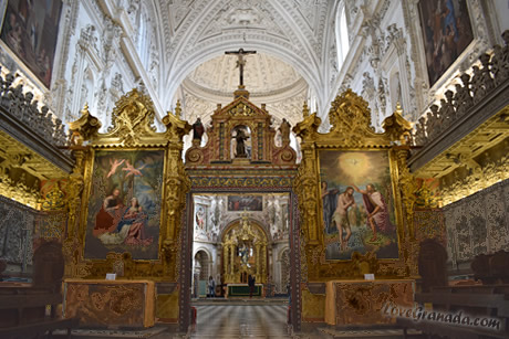 impressive sacristy in the monastery of cartuja