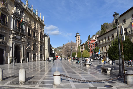 panoramic view of plaza nueva