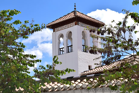 alhambra style arab roof in the albaicin