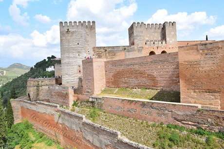 alhambra alcazaba towers