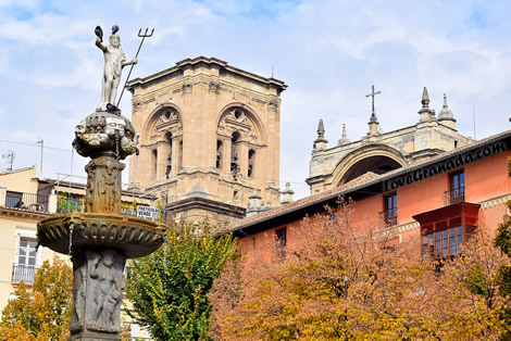 bib rambla square in autumn