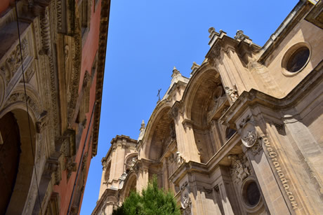 granada catheral facade and entrance
