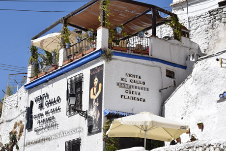 tablao flamenco building in the sacromonte
