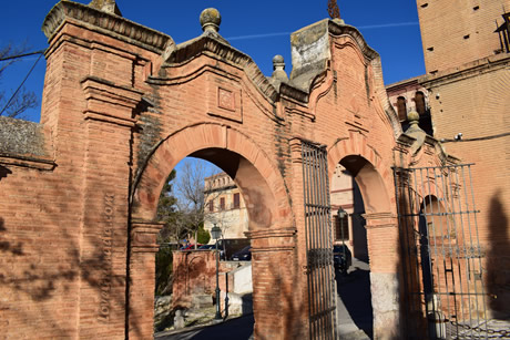 sacromonte abbey entrance with arches