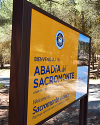 entrance to the sacromonte abbey