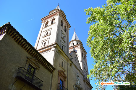 exterior of the church of angustias in granada