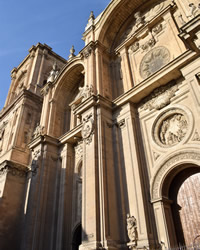 beautiful interior of granada cathedral