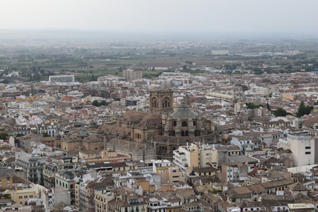 granada catedral columns and seats