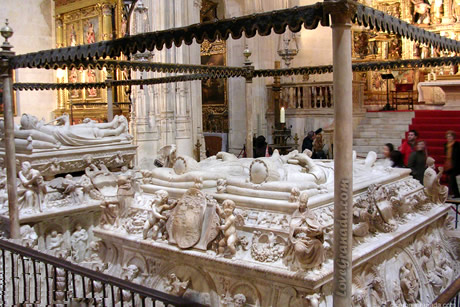 interior of the royals chapel of granada
