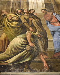 painting of christ in san jeronimo monastery