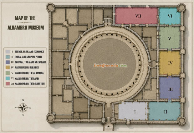 alhambra museum map