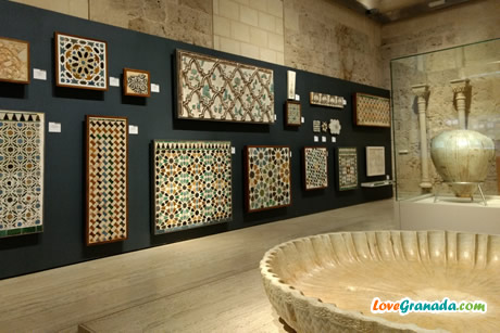 room 5 with the mosaics in the alhambra museum