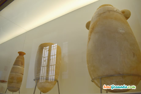 three big acient vases