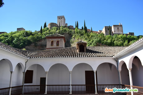 alhambra vew from upper floor