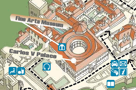 map of museum of fine arts entrance