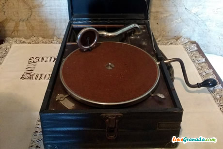 gramophone in museum