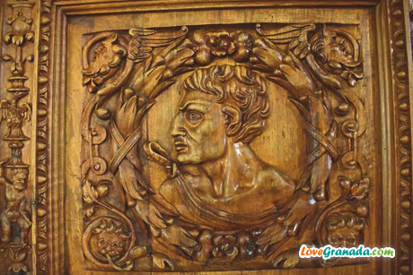 wood decorations in muskets house