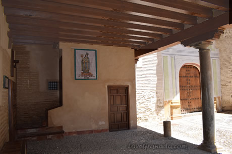 the area where the nuns live and sell sweets