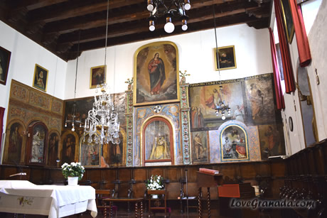 interior of zafra convent