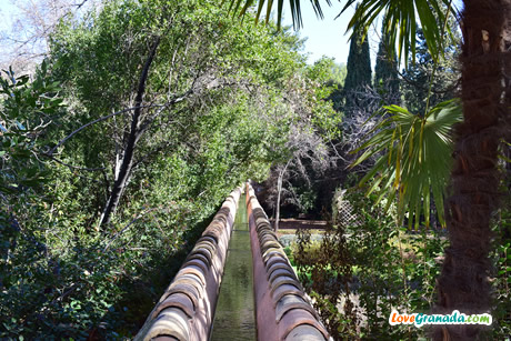 aqueduct and green vegetation