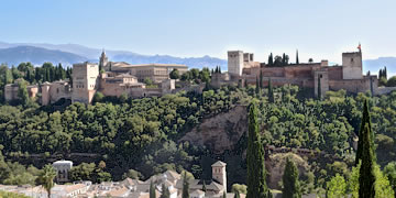 beautiful views from mirador de san nicolas in granada