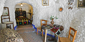 sacromonte caves and mountains view