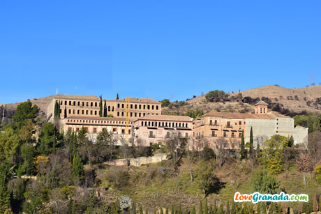 view of the abbey of sacromonte