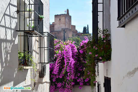 old neighborhood of axares in granada